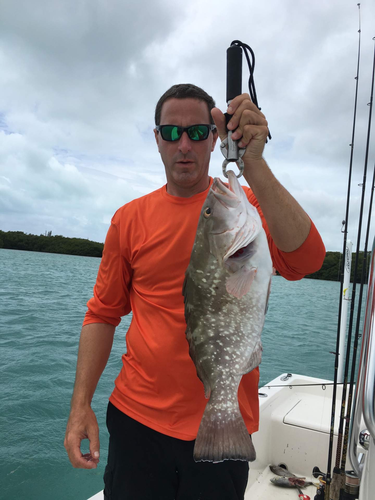 Captain Jon holding a fish