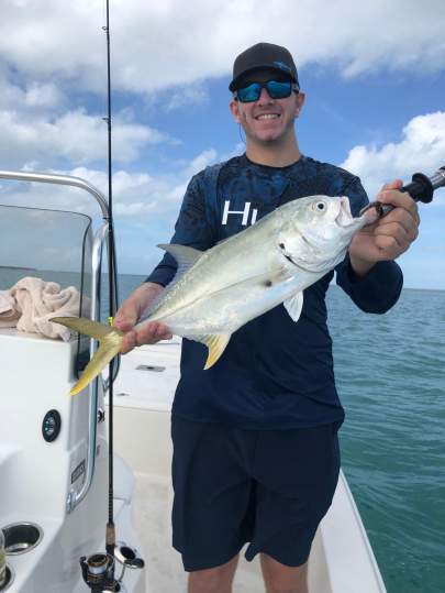 Man holding a large fish